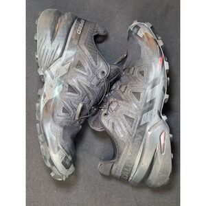 Salomon Speedcross 6 GTX Womens 9 Black Gore-Tex Trail Running Shoes 417434